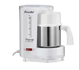Preethi Dripcafe Coffee Maker (White)