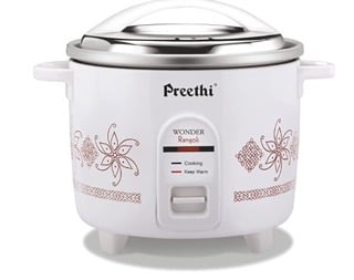 Preethi RC-320 A18 Electric Rice Cooker  (1.8 L, White)