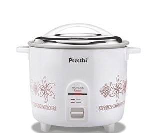 Preethi RC 321 1.80 Liters Rice Cooker, White