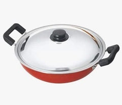 Premier Non Stick Kadai with SS lid 26cm-1