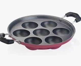 Premier Non Stick Deluxe Paniyara pan Small (7K) with Handle Code-01992