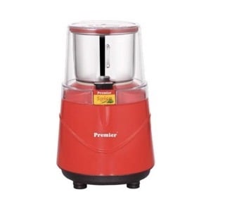 Premier Spice Grinder | 350W Wet & Dry Multifunction Food Grinder | Stainless Steel Herbs, Spices, Nuts, and Coffee Grinder for Home & Office with Detachable Jar