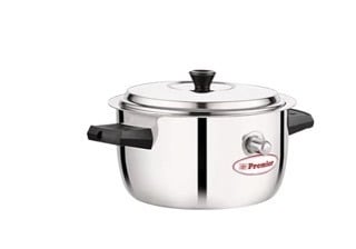 Premier Stainless Steel Milk Boiler (1 Liter) Silver