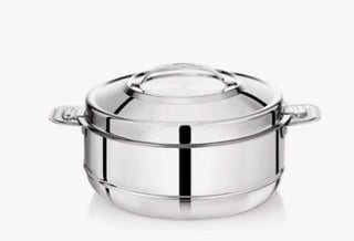 பிரீமியர் எலைட் பரிமாறும் பவுல் ஸ்டெயின்லெஸ் ஸ்டீல் 2500 மிலி ஹாட் பாக்ஸ்