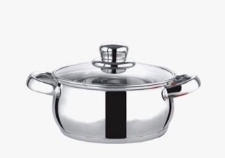 PREMIER Stainless Steel Cook & Look with Glass LID with Sandwich Bottom 16CM CODE-0061711