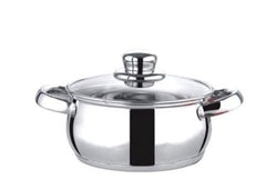 PREMIER Stainless Steel Cook & Look with Glass LID with Sandwich Bottom 20CM CODE-0061911-1