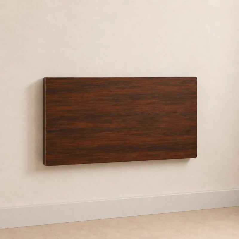 Wizz Live Edge Solid Wood Wall Mounted Foldable Office / Study Desk