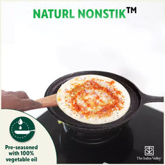 CASTrong Cast Iron Cookware Set: Tawa+Kadai+Frypan+Free Flip,Kitchen set for Home, Pre-seasoned,100% Pure,Induction