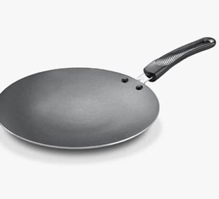 Prestige Aluminium Omega Select Plus Non-Stick Concave Tawa-1