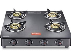 Prestige Magic Powder Coated Glass Top Gas Stove (4 Burners) - GTMC 04 Square-1