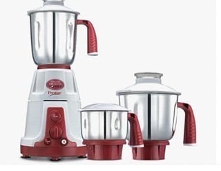Prestige Deluxe VS (750 Watt) Mixer Grinder with 3 Stainless Steel Jar
