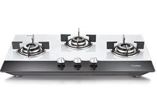 Prestige Desire Hob Top PHTD 03 Al, 3 Burner &amp; Advanced auto Ignition