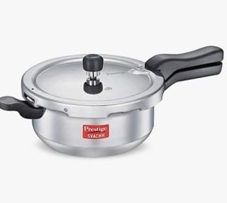Prestige Svachh Aluminium Outer Lid Pressure Cooker 3.5 L (Silver)