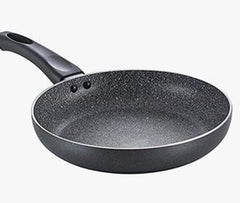 Prestige Non-Stick Omega Deluxe Granite Fry Pan | 24 Centimetre | Black | Induction Base | 5 Layer Non-Stick Cookware | Dishwasher Safe | 2-Layer Metallic Finish Visit the Prestige Store-1
