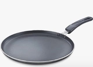 Prestige Aluminium Omega Select Plus Non-Stick Omni Tawa, 27.5 cm, Black