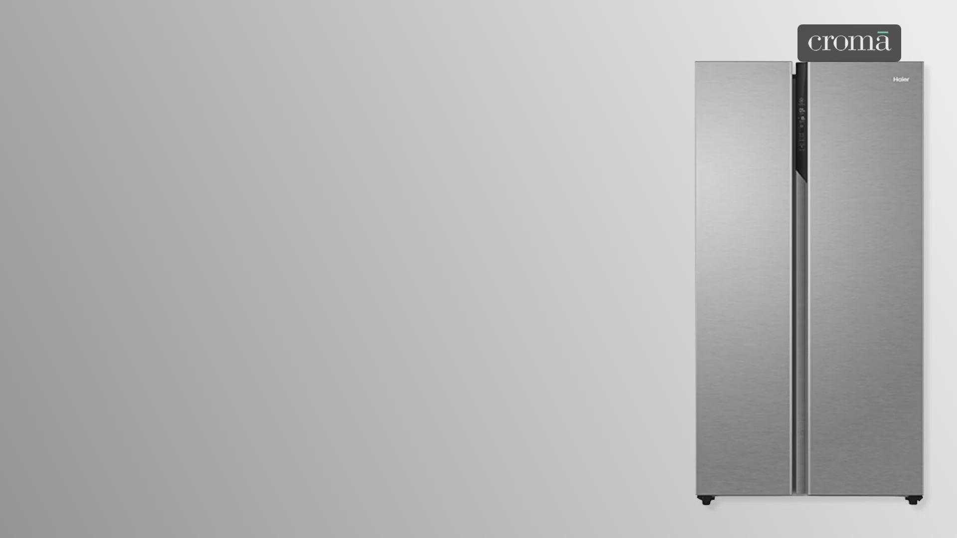 Haier 602 Litres 3 Star Frost Free Side by Side Refrigerator with Magic Cooling Technology (HRS-682SS, Shiny Steel)