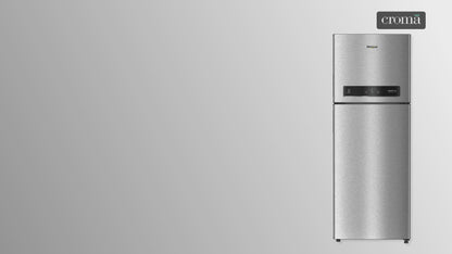 Whirlpool Intellifresh 480 431 Litres 2 Star Frost Free Double Door Convertible Refrigerator with 6th Sense Technology (Grey)
