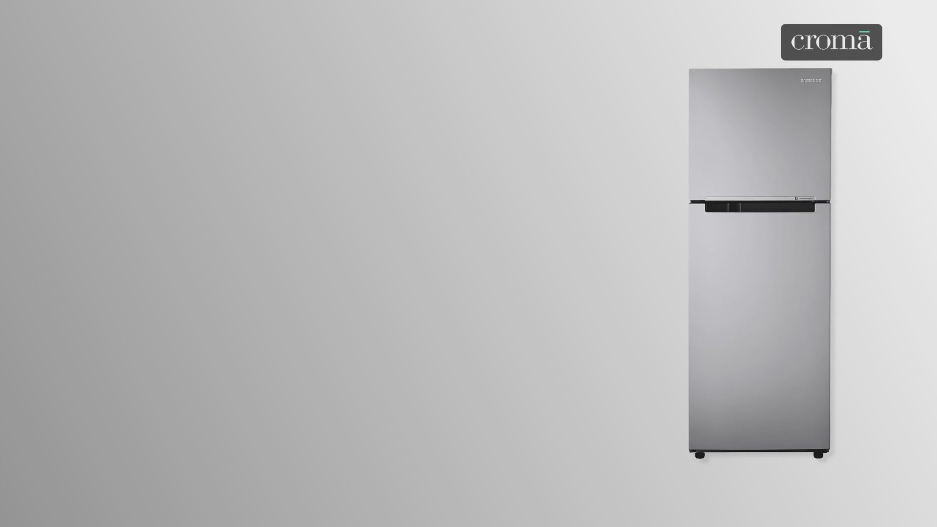 SAMSUNG 236 Litres 2 Star Frost Free Double Door Refrigerator with Power Cut Resistant (RT28C3032GS/HL, Gray Silver)