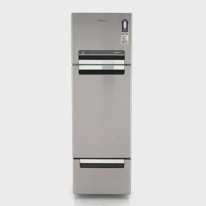 Whirlpool Protton 300 Litres Frost Free Triple Door Refrigerator with 6th Sense ActiveFresh Technology (20817, Alpha Steel)