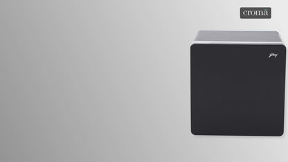 Godrej Qub30 Litres Frost Free Single Door Refrigerator with Solid State Electronic Cooling (TEC QUBE 30L HS Q103, Black)