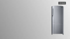 SAMSUNG Stylish Grande 183 Litres3 Star Direct Cool Single Door Refrigerator with Anti Bacterial Gasket (RR20C1723S8/HL, Elegant Inox)