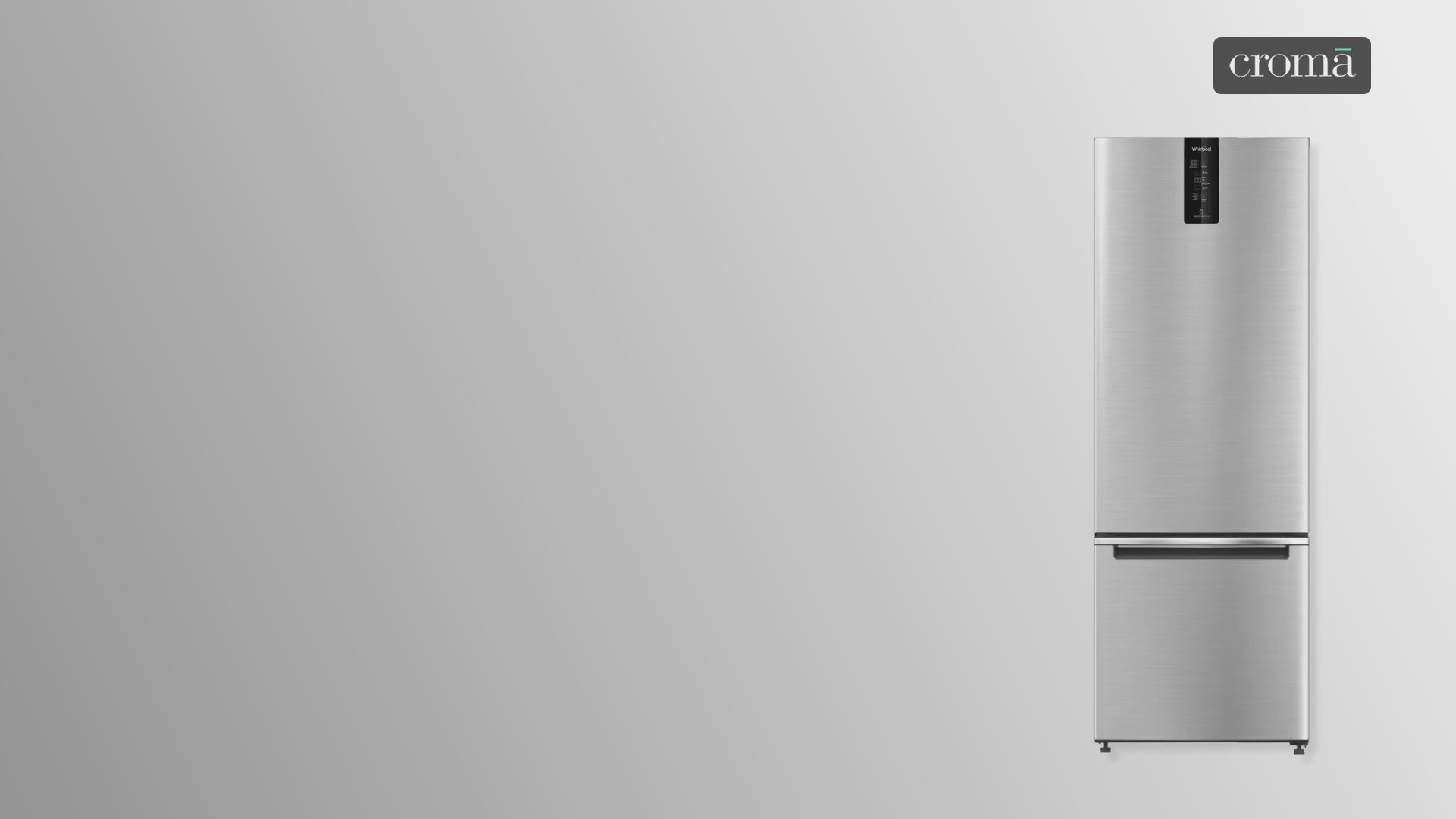 Whirlpool Intellifresh Pro 285 Litres 2 Star Frost Free Double Door Bottom Mount Convertible Refrigerator with 6th Sense Technology (IFPRO BM INV CNV 3, Grey)