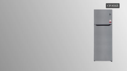 LG 288 Litres 2 Star Frost Free Double Door Convertible Refrigerator with Multi Air Flow (GL-S322SPZY.APZZEB, Shiny Steel)