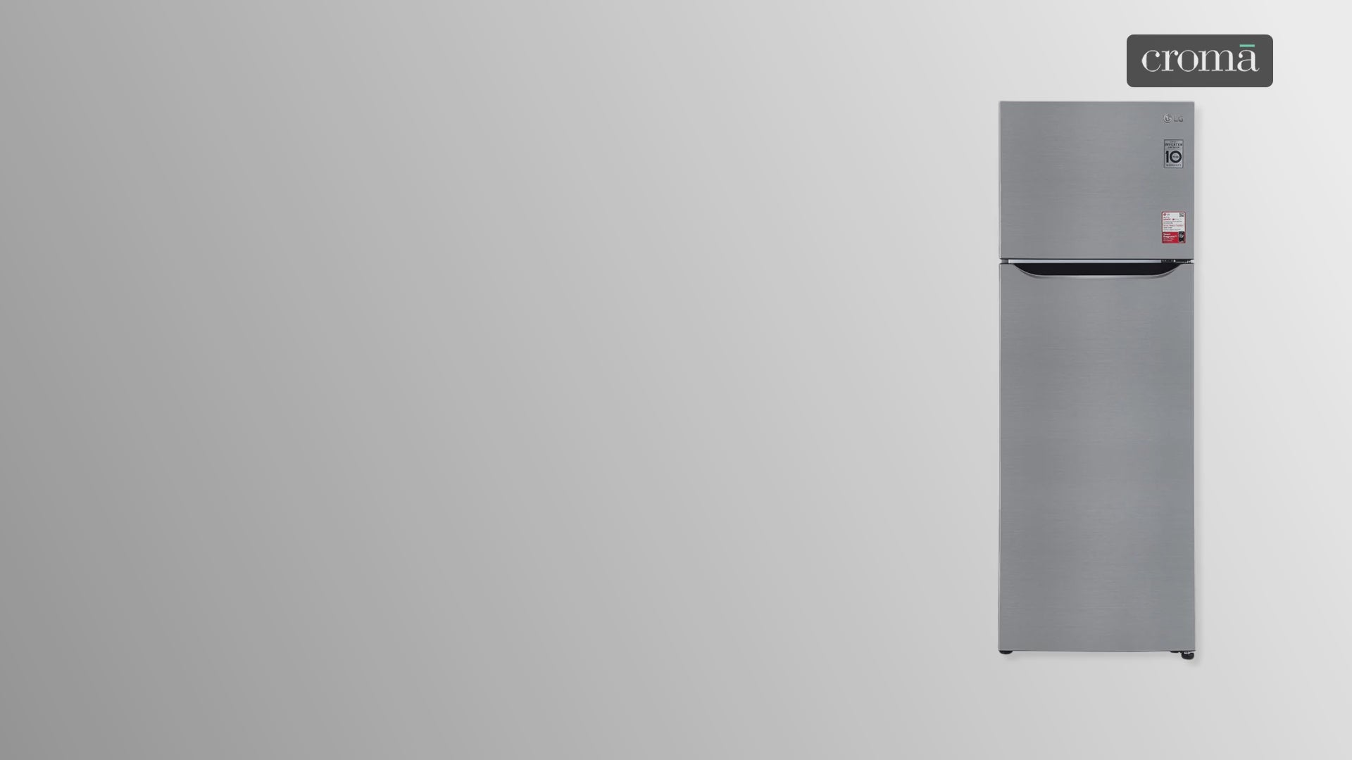 LG 288 Litres 2 Star Frost Free Double Door Convertible Refrigerator with Multi Air Flow (GL-S322SPZY.APZZEB, Shiny Steel)