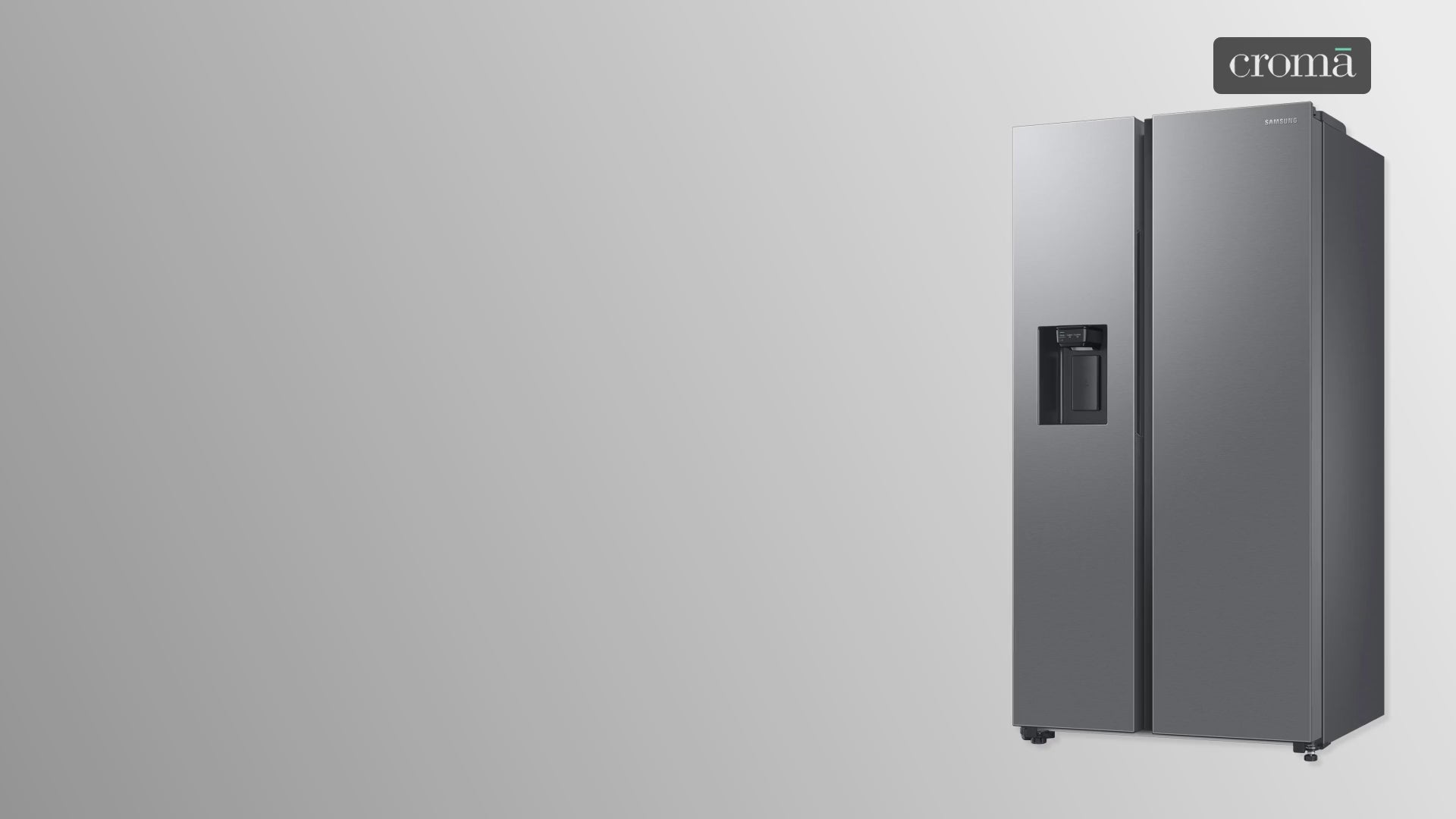 SAMSUNG 633 Litres 3 Star Auto Defrost Side by Side Refrigerator with Twin Cooling Plus (RS78CG8543SLHL, EZ Clean Steel)