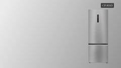 Haier 325 Litres 3 Star Frost Free Double Door Bottom Mount Convertible Refrigerator with Triple Inverter Technology (HRB-3753BBS-P, Brushline Silver)