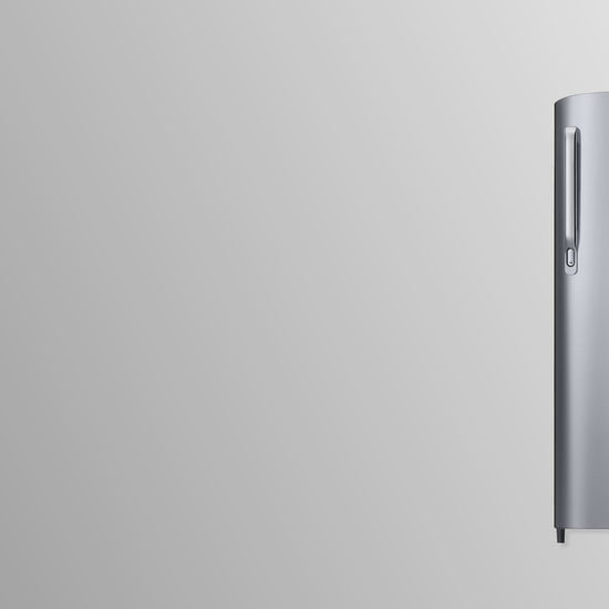 SAMSUNG Stylish Grande 183 Litres 2 Star Direct Cool Single Door Refrigerator with Stabilizer Free Operation (RR20C2412GS/NL, Grey Silver)