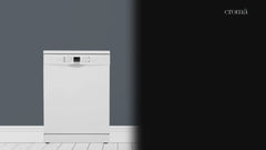 BOSCH Series 6 13 Place Settings Free Standing Dishwasher with Glass Protection Technology (White)
