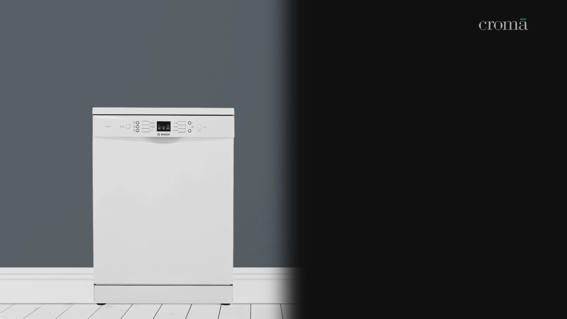 BOSCH Series 6 13 Place Settings Free Standing Dishwasher with Glass Protection Technology (White)