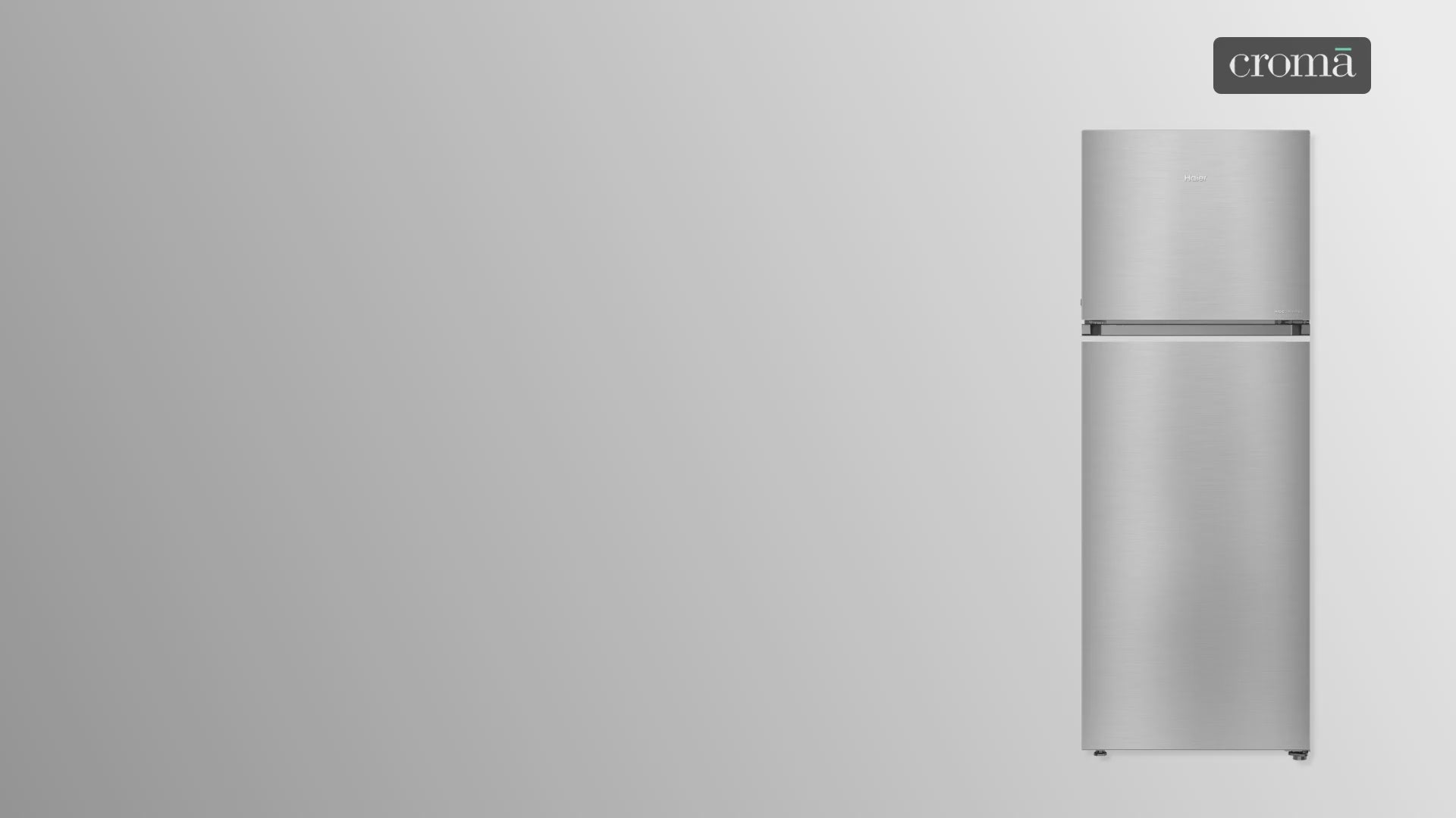 Haier 358 Litres 3 Star Frost Free Double Door Convertible Refrigerator with Triple Inverter Technology (HRF-4083BIS-P, Inox Steel)