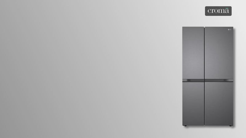 LG 650 Litres 3 Star Frost Free Side by Side Refrigerator with Multi Air Flow (GL-B257JDS3, Dazzle Steel)