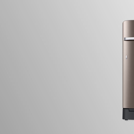 SAMSUNG Horizontal Curve 189 Litres 5 Star Direct Cool Single Door Refrigerator with Anti Bacterial Gasket (RR21C2H25DX/HL, Luxe Brown)