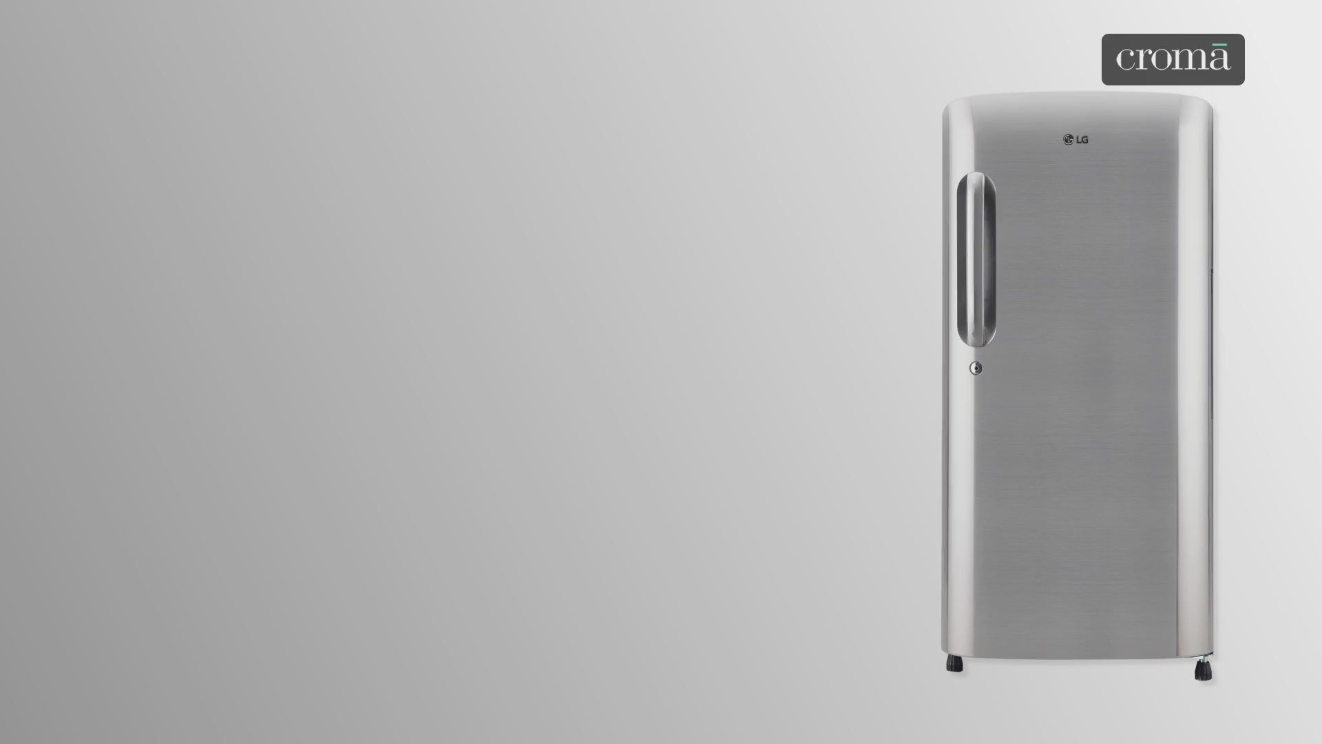 LG 185 Litres 3 Star Direct Cool Single Door Refrigerator with Stabilizer Free Operation (GL-B201APZD, Shiny Steel)