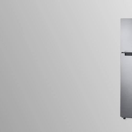 SAMSUNG 236 Litres 3 Star Frost Free Double Door Refrigerator with Stabilizer Free Operation (RT28C3053S8/HL, Elegant Inox)
