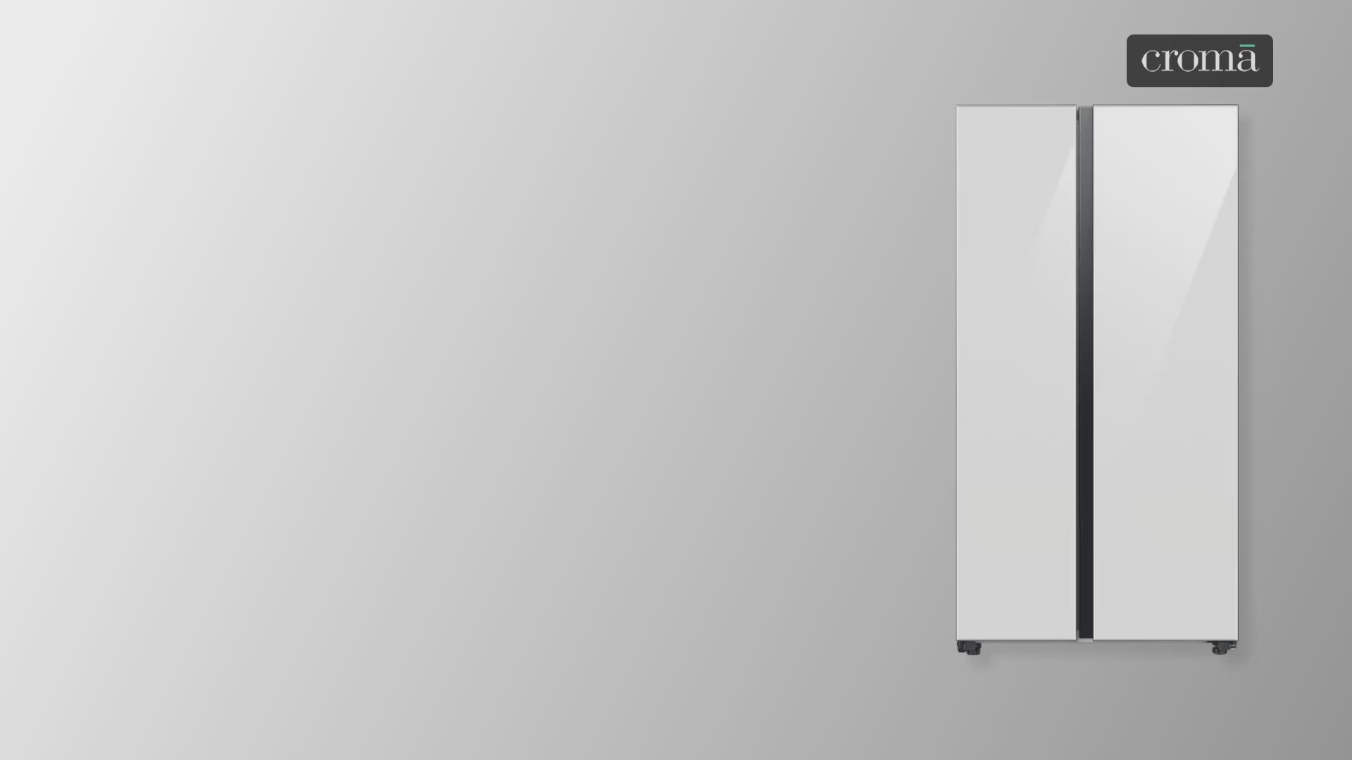 SAMSUNG 653 Litres 3 Star Auto Defrost Side by Side Refrigerator with Twin Cooling Plus (RS76CB811312HL, Clean White)