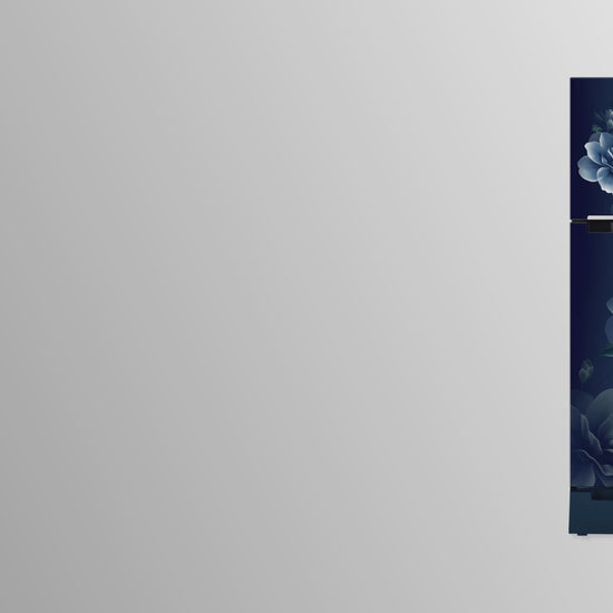 SAMSUNG 236 Litres 2 Star Frost Free Double Door Refrigerator with Digital Inverter Technology (RT28C3122CU/HL, Camellia Blue)