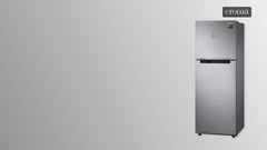 SAMSUNG 236 Litres 3 Star Frost Free Double Door Convertible Refrigerator with Anti Bacterial Gasket (RT28C3733S8/HL, Elegant Inox)
