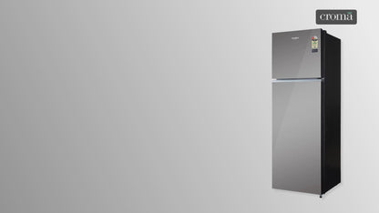 Whirlpool Intellifresh 259 Litres 2 Star Frost Free Double Door Refrigerator with 6th Sense Technology (Mirror Glass)