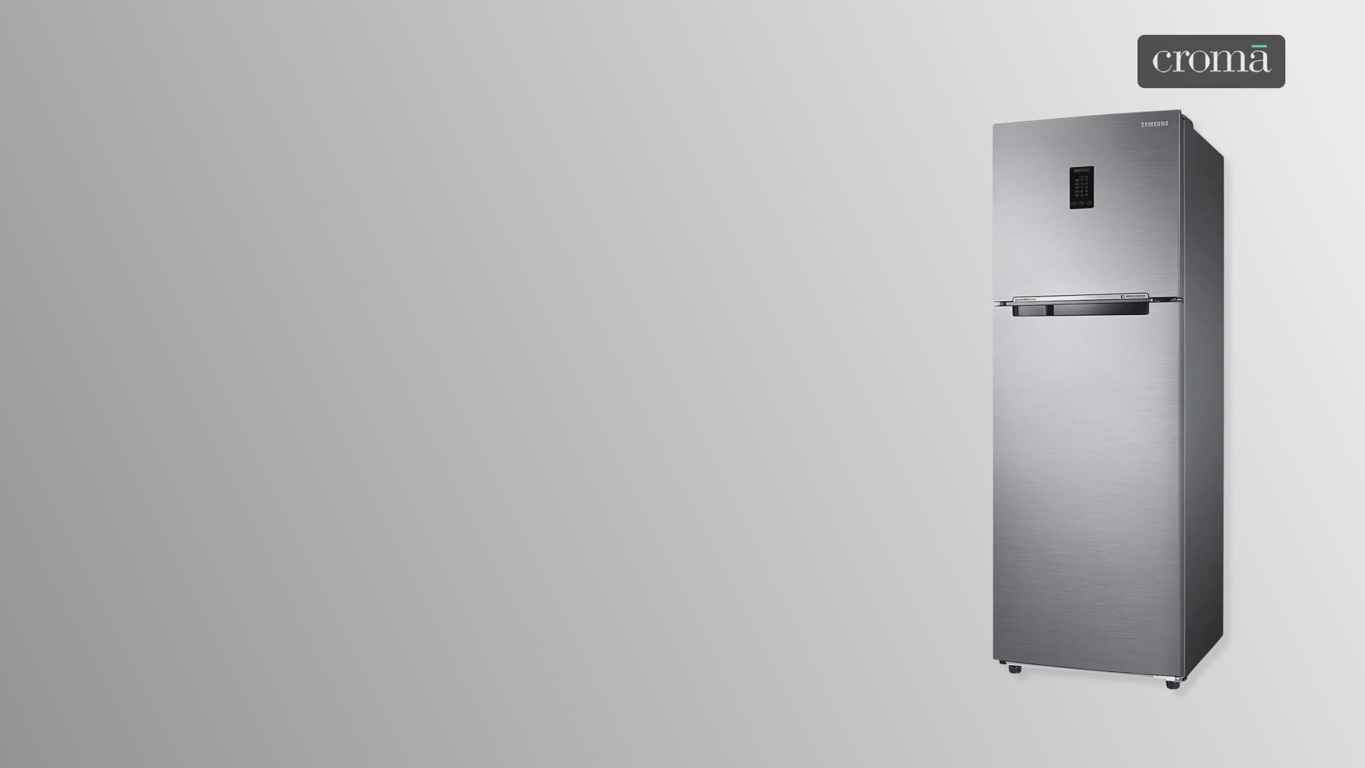 SAMSUNG 322 Litres 2 Star Frost Free Double Door Convertible Refrigerator with Twin Cooling Plus Technology (RT37C4522S8/HL, Elegant Inox)