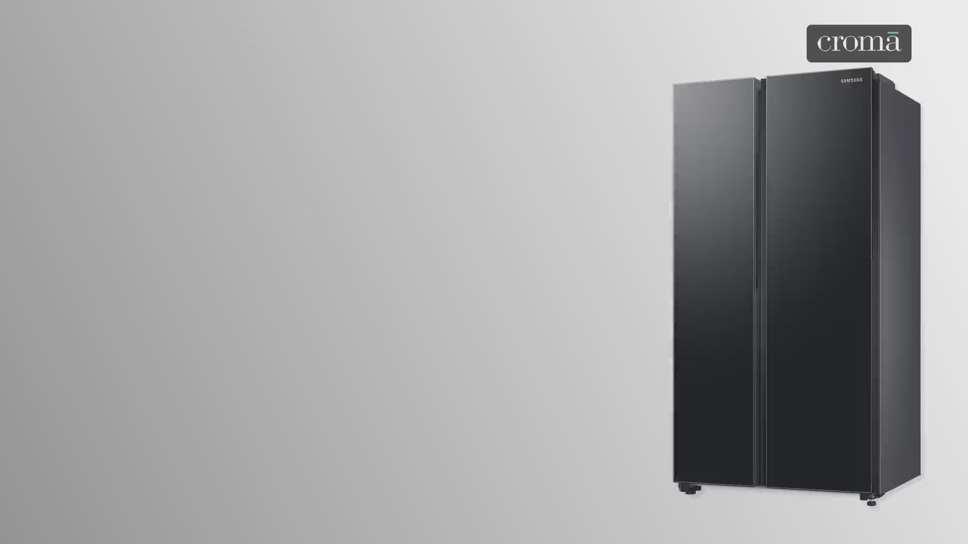 SAMSUNG 653 Litres 3 Star Side by Side Refrigerator with AI Energy Mode (RS76CG8113B1HL, Black DOI)