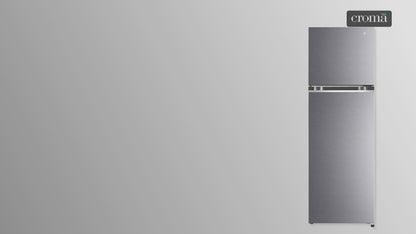 LG 272 Litres 2 Star Frost Free Double Door Refrigerator with Smart Diagnosis (GL-N312SDSY, Dazzle Steel)