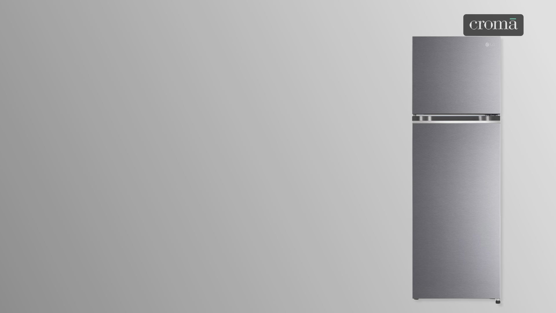 LG 272 Litres 2 Star Frost Free Double Door Refrigerator with Smart Diagnosis (GL-N312SDSY, Dazzle Steel)