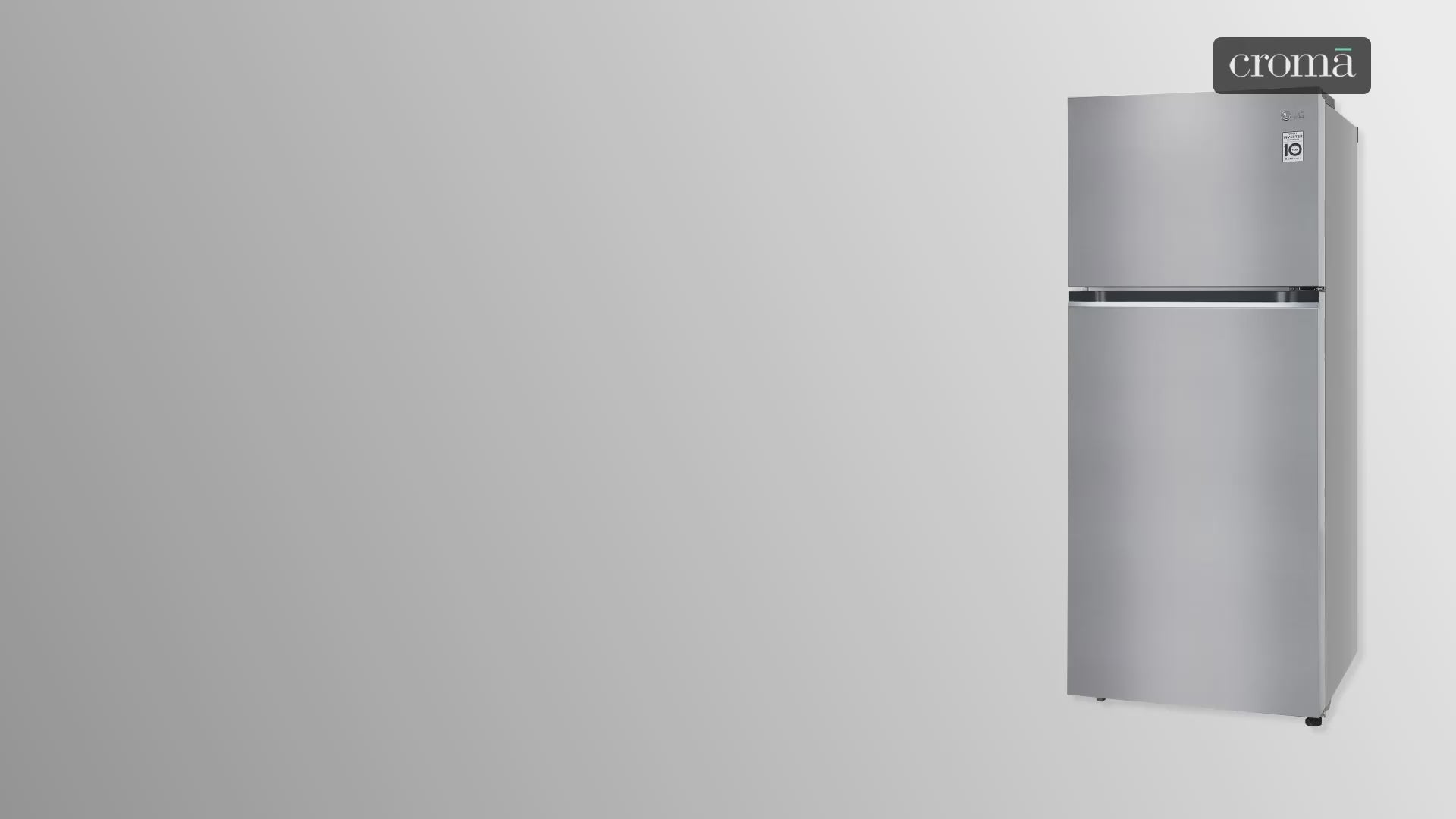 LG 380 Litres 2 Star Frost Free Double Door Refrigerator with Smart Diagnosis (GL-N412SDSY, Dazzle Steel)