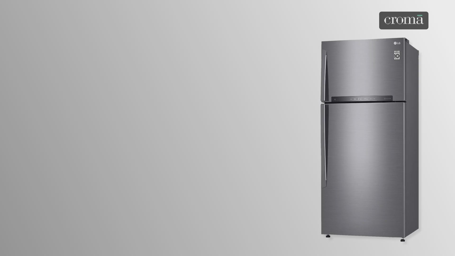 LG 506 Litres 1 Star Frost Free Double Door Refrigerator with Stabilizer Free Operation (GN-H702HLHM.APZQEBN, Platinum Silver)