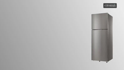 SAMSUNG 330 Litres 2 Star Frost Free Double Door Smart Wifi Enabled Refrigerator with Bespoke AI (RT34DG5A2BSLHL, EZ Clean Steel)