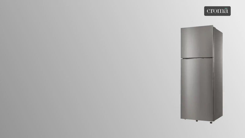 SAMSUNG 330 Litres 2 Star Frost Free Double Door Smart Wifi Enabled Refrigerator with Bespoke AI (RT34DG5A2BSLHL, EZ Clean Steel)